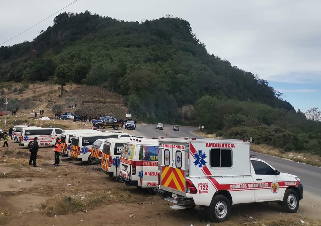 Bomberos estarán atentos desde la ruta Interamericana de lo que ocurra en Nahualá