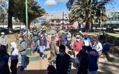 Continúa la vacunación contra el COVID-19 en el parque Benito Juárez