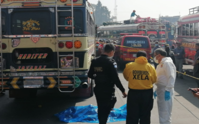 Hombre muere arrollado en la Terminal Minerva de Xela