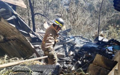 Fuego consume cocina y bodega en la zona 5 de Quetzaltenango