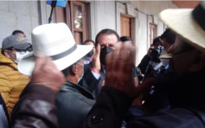 Alcalde JF y autoridades ancestrales protagonizan tenso encuentro