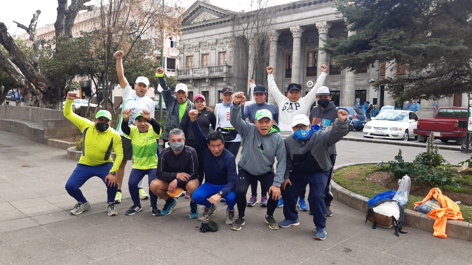 El grupo de quetzaltecos «Cero Excusas» promueve el deporte al aire libre en Xela