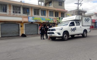 Trasladarán al INACIF el cuerpo de persona encontrada fallecida frente a la terminal de buses que cubren ruta a Totonicapán