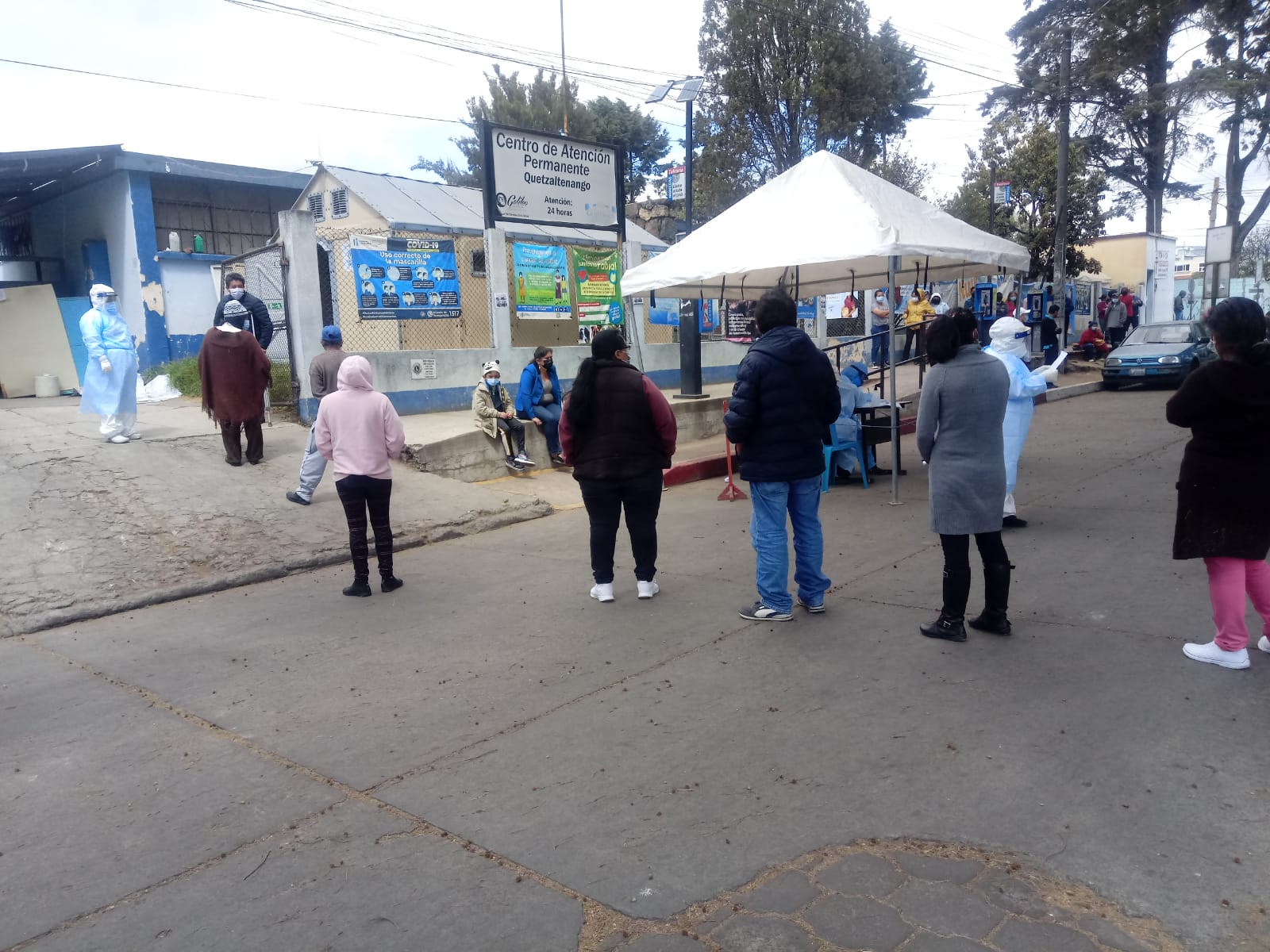 CAP de Xela ya realiza hisopados