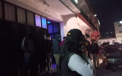 Quetzaltenango: La PNC reporta 60 capturados durante la madrugada en club nocturno