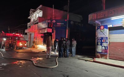 Aún no se conoce reporte de pérdidas tras explosión en La Esperanza; bomberos trabajaron hasta la madrugada