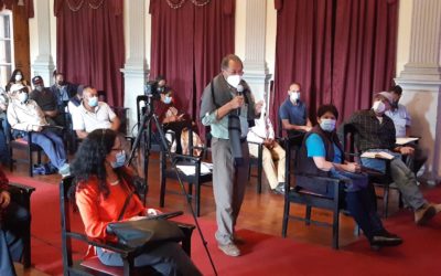 Representantes de COCODES de Xela exigen a autoridades solucionar lo antes posible problemática de basura en xela.