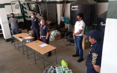 Entregan equipo de protección a bomberos