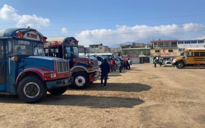Inicia revisión de buses urbanos en Quetzaltenango