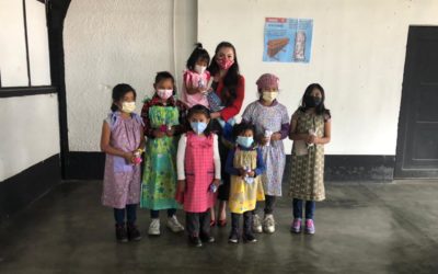 Señorita Independencia Guatemala en Estados Unidos entrega donaciones en Quetzaltenango