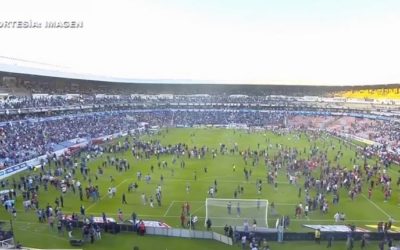 Violencia en el estadio La Corregidora de México