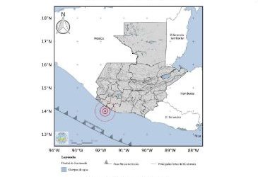 Sismo de 4.9 sacude gran parte de Guatemala
