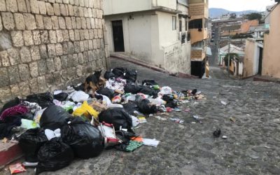 Servicio de recolección de basura en Xela funcionará hasta nuevo aviso, por bloqueo que realizan vecinos