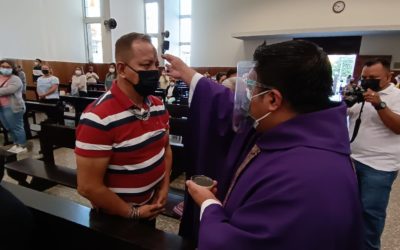 Miércoles de Ceniza: Inicia la Cuaresma; oración, ayuno y penitencia. Por la conversión y paz en el mundo