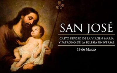 Hoy  se celebra la Solemnidad  a San José, Esposo de la Virgen María y custodio de la Iglesia Católica.