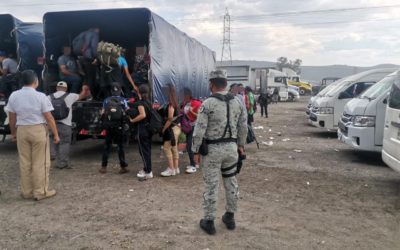 Capturan a más de 400 migrantes tras operativos en México