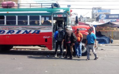 Baja afluencia de usuarios de transporte extraurbano en la Terminal Minerva
