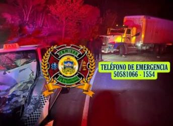 Accidente de tránsito deja tres heridos