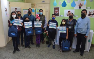 Premian a ganadores de concurso de dibujo por el Día Mundial del Agua