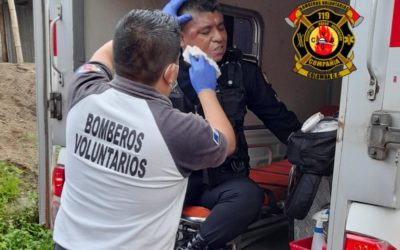 Agente de PNC herido en enfrentamiento con enmascarados