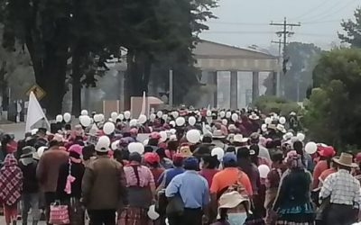 Pobladores del Valle de Palajunoj manifiestan en contra del POT