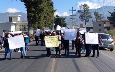 Sindicalistas de salud protestan en Totonicapán, ¿Cuál es el motivo?