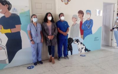 Habilitan clinicas post COVID-19 en el Hospital Temporal, Quetzaltenango.