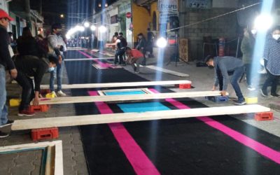 Inician preparativos para la celebración de la resurrección de Jesús en Sololá.