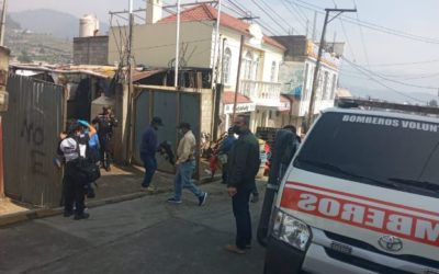 Antimotines apoyan desalojo en Quetzaltenango