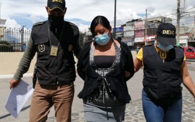 DEIC arresta en la zona 7 de Xela a mujer sindicada de extorsión