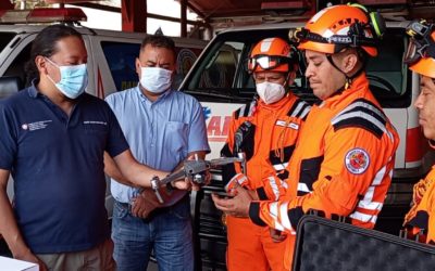 Donan dron con cámara térmica a Brigada de Búsqueda y Rescate