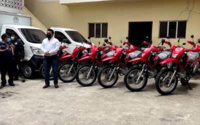Área de Salud de Totonicapán adquiere 12 motocicletas