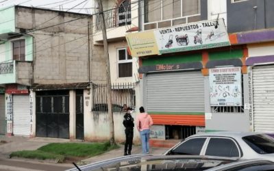 Investigan robo en negocio entre las zonas 7 y 8 de Quetzaltenango