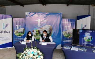 Instituto de la Víctima en Quetzaltenango presenta estadísticas de su primer año de labores