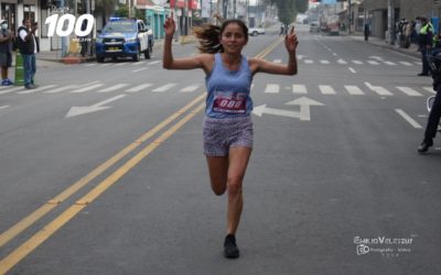 Cindy Monterroso gana la tercera edición 5k femenina Rompe tus límites