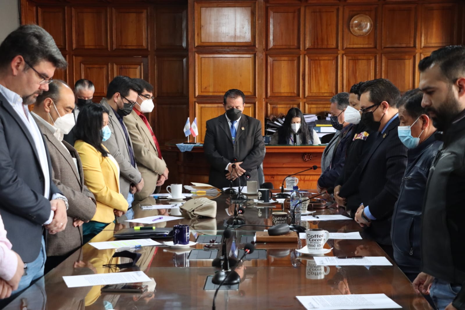 Quetzaltenango: Minuto de silencio en sesión de Concejo Municipal, en memoria de German Scheel Montes