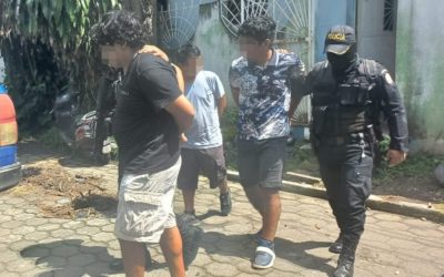 Cinco presuntos distribuidores de droga capturados en Mazatenango