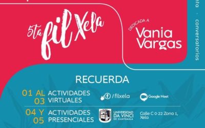 Actividades presenciales de la Feria Internacional del Libro en Xela para este fin de semana