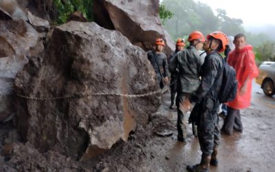 Guatemala: Incidentes por lluvias en horas recientes