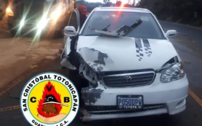 Cinco personas heridas por desprendimiento de tierra en la Interamericana