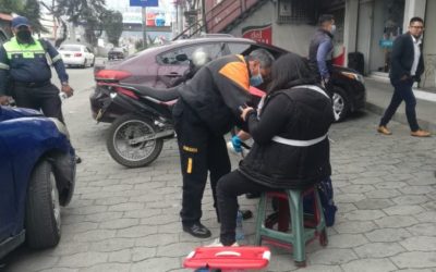 Mujer arrollada en la zona 3 de Quetzaltenango