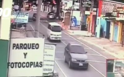 Cámara graba mortal accidente en Totonicapán