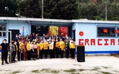 Club Rotario entrega aula en escuela de Quetzaltenango