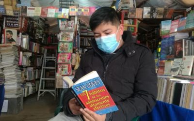 Cristian García: «Leer ayuda a mejorar el léxico»