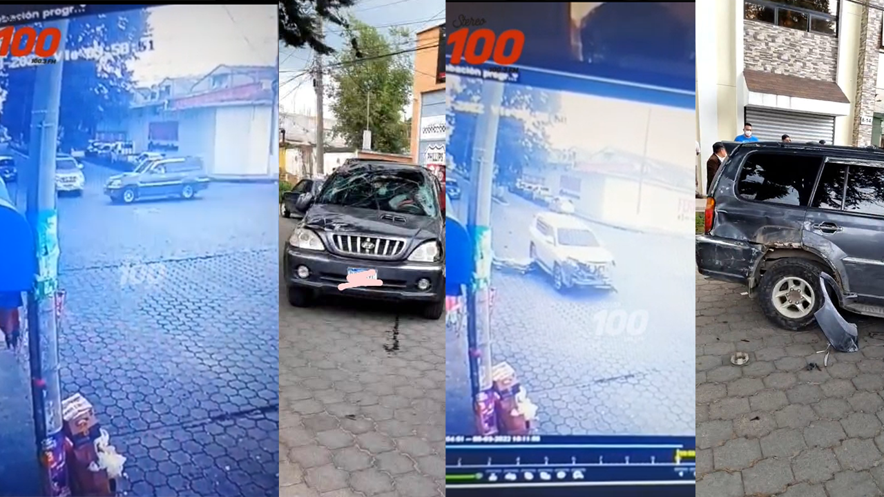 Vídeo del accidente ocurrido este viernes en la zona 3 de Xela