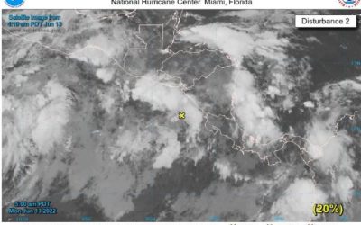 Sistema de baja presión en Nicaragua podría provocar aumento de lluvias en Guatemala
