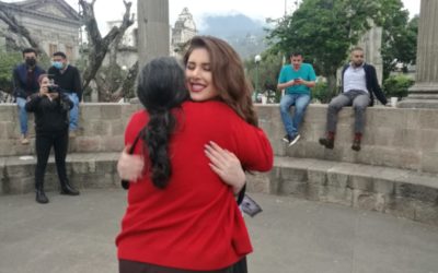Ivana Batchelor recibe el cariño de los quetzaltecos luego de ser electa Miss Universo Guatemala 2022