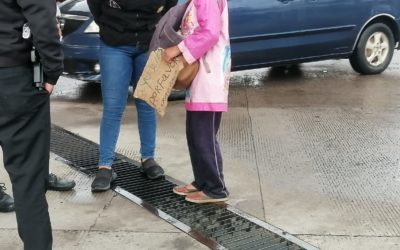 Rescatan a más de diez menores de edad que trabajan en calles de Xela