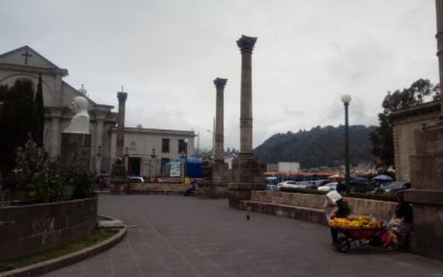 Preparan restauración del Parque Central y Teatro Municipal de Quetzaltenango
