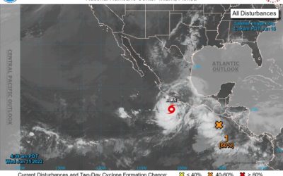 Lluvias y tormentas eléctricas frente a la costa de Guatemala y El Salvador, podría formarse depresión tropical